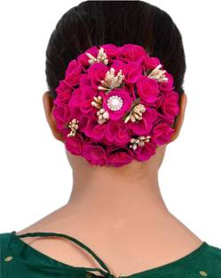 Hogtong Attractive Women Style Bridal Bun For Women & Girl Use In Wedding Juda Bun Hair Extension
