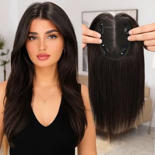 YOFAMA Synthetic hair topper for women Hair Extension