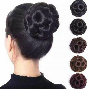 Sheny Women stylish black juda bun Hair Extension