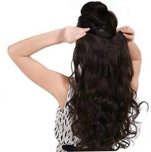 D-DIVINE Clip in wavy brown  Hair Extension