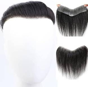 Lebene Natural Front Line  Patch for Men, Human  Front patch, line Fix Hair Extension