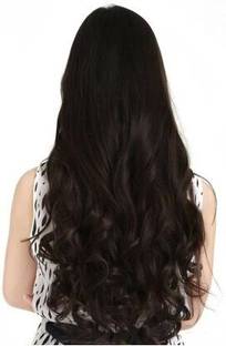 D-DIVINE 5 Clips Best Quality Natural Brown Wavy  Extension Hair Extension