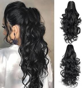 Pinaka Wavy Ponytail Extension,22inch Claw Clip in Ponytail Extension Hair Accessory Set