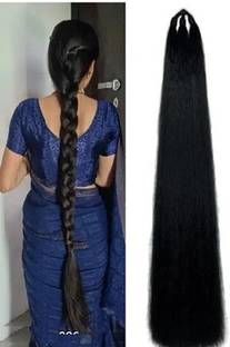 Pinaka Nice Look Paranda Choti Colour 26 inch Instant Ready, Black Color Hair Extension