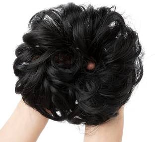 devpriya Synthetic Bun Extension And Juda For Women And Girls,Natural Black (pack of 1) Hair Extension