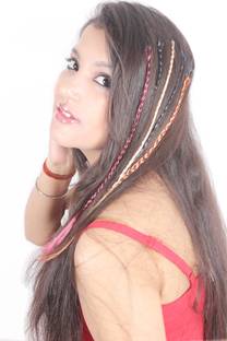 Ritzkart Set of 6 Pcs Braid Style  Streak For Girls And Women And Also For Kids Use Hair Extension