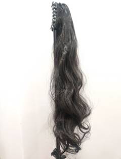 ALX Curly wavy hair clip pony tail instant hairstyles beaut555y Hair Extension