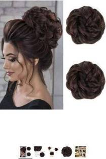 D-DIVINE Natural Brown  Bun Extension Hair Extension