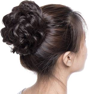 NycLook Glorious Synthetic  Bun Rubber Juda Natural Brown Colour 35(gm) Pack Of 1 Hair Extension