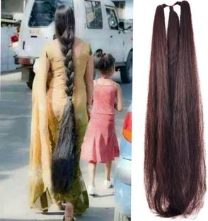 Glowkart ( India Fashion kart ) Nyce Women Brown Choti  extensions 26 inch Hair Extension