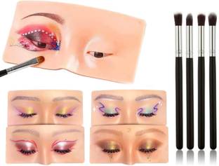 Sindhwwani makeovers Eye dummy for makeup practice board  Extension Hair Extension