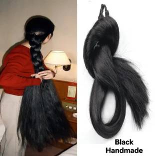 AmazBerie FANCY WOMEN BLACK CHOTI 70,GM EXTENSION ||PACK OF 1 HAIR EXTENSION Hair Extension