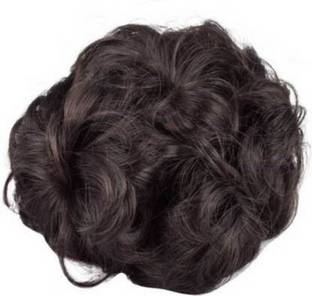 VIVIAN Brown Bun Women Curly Bride Bun Maker Juda, Free Size - Bun, Rubber Band (Brown) Hair Extension
