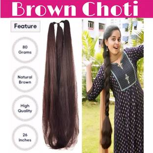 iFkart ( India Fashion kart ) Classy Women Brown Choti  extensions Hair Extension