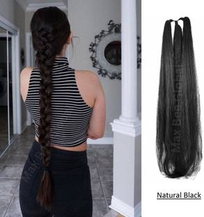 GIRISA latest  Extension for plates hairstyle Black Hair Extension