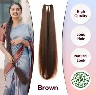 iFkart Multi-Strand  Braid in Brown – मल्टी-स्ट्रैंड हेयर ब्राउन चोटी Hair Extension