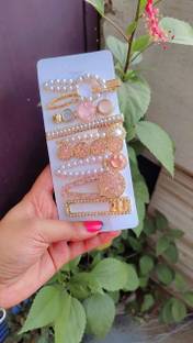 SIA VENDORS (Only_8_Pcs, Large Aligator) Cute Ponytail Holder pins Set (multi Color) Hair Extension