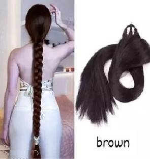 VIVIAN Brown Nice Look Paranda Choti Colour 26 inch, (Pack of 1) Hair Extension