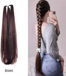 Hogtong Classic Style Paranda Choti Brown Colour For Women Girls Bridal Hair Extension