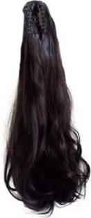 Lebene Natural black 24 inch long ponytail with clutcher Hair Extension