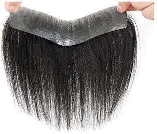 HAIRLAYER Men's Frontal/Human line piece/Patch For Covering Male Receding line Hair Extension