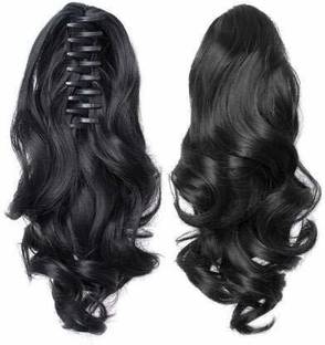 VIVIAN Natural Black Pony Wig Step Cutting Style Hair Extension