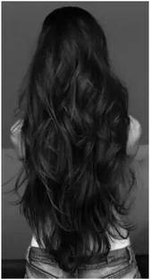 D-DIVINE 5 Clips Based 24 inch Curly/Wavy Synthetic Fibre Extension (Black) Hair Extension
