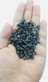 DreamExim 100 pieces Silicone Micro rings hair beads Crimp  extensions Hair Extension
