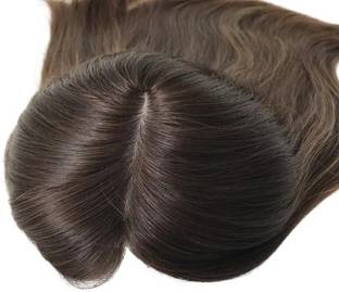 YOFAMA Middle Partition Straight Synthetic  Topper, piece/ Extensions Hair Extension