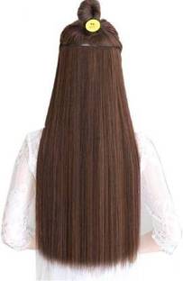 D-DIVINE Beautiful Looks Premium Quality Brown 5 Clip In Hair Extension