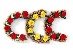KRISSDIL Bridal Flower Bun  Gajra Accessories For Wedding, Juda Decoration Gajra Hair Extension