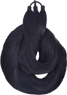 MX WOMEN HAIR STYLE Natural Black Instant Artificial Braided Accessories Volumizer For Women and Girls Beautiful Hair Extension