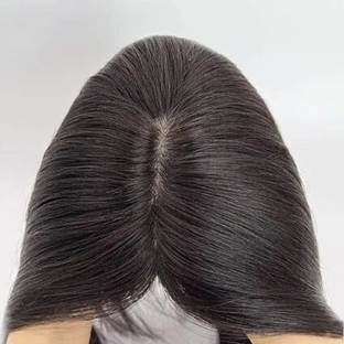 CAMOLA DEVA Straight natural brown 5 clip hair topper hair extension for women Hair Extension
