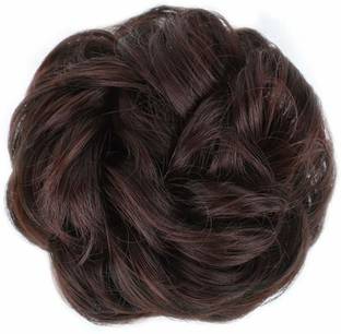 D-DIVINE Messy Bun Extensions 1PCS Curly Wavy Messy Synthetic  Extension Hair Extension