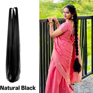 AmazBerie FANCY WOMEN BLACK CHOTI 70,GM EXTENSION ||PACK OF 1 HAIR EXTENSION Hair Extension