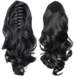 Views Stylish Step Cutting Black Hair Extension