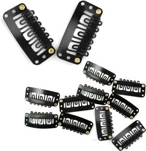 D-DIVINE Extension Clips For Women & Men (12 Pcs) - Patch Clips Hair Extension