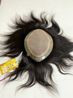 golden hair int Double net Los Angeles size (10x8) hair patch for men 100% Indian Human hair Hair Extension