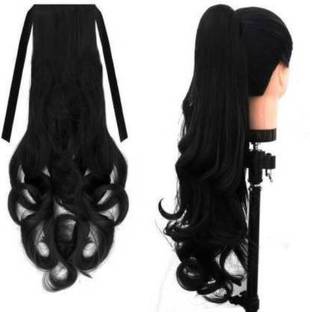 Views Beautiful Look Ribbon Ponytail Black Hair Extension