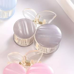 Chronex 2pc Acetate Imitation Shell Cherry Plastic Faux Pearl  Claw  Accessories Hair Extension
