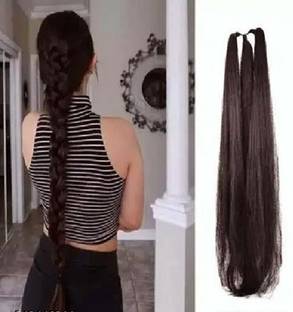 VIVIAN Nice Look Paranda Choti Colour 26 inch Instant Ready, Brown Hair Extension