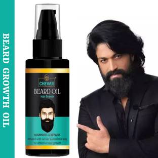 Chevar beard growth oil Beard Hair Growth Oil- For Patchy Faster Beard Growth  Hair Oil