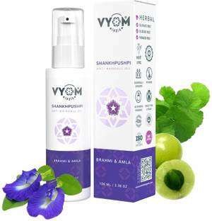 VYOM INDIA Anti-Hairfall Oil for Strong, Long & Thick Hair, Organic & Plant-based 100ml Hair Oil