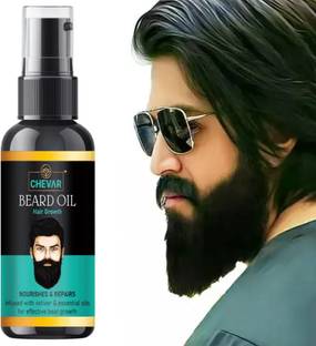 Chevar New & Powerful Beard Growth Formula – For faster and More Beard Growth Hair Oil