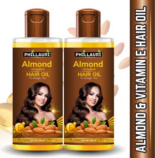 Phillauri Almond & Vitamin E Non Sticky Hair Oil For Smooth And Silky Hair Oil