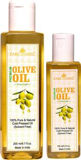 PARK DANIEL Extra Light Olive Oil- 100 % Pure and Natural Combo of 1 bottles of 200 ml and 1 bottle of 100 ml(300 ml) Hair Oil