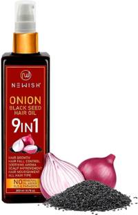 NEWISH Onion Black Seed For Hair Growth Hair Oil