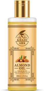 Khadi Ark Pure Almond Oil For Soft & Shiny Strong Hair Growth Hair Oil