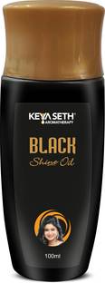 KEYA SETH AROMATHERAPY Black Shine Oil-Natural Hair Colour Gel-Based Dye for Grey Coverage, Men & Women Hair Oil