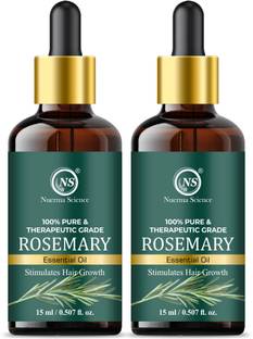Nuerma Science Rosemary Essential Oil (Pure & Natural) For Hair Growth, Anti Hair Fall (Pack of 2) Hair Oil